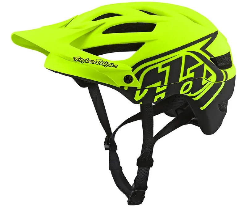 Cycling water carrier-Troy Lee Designs A1 MIPS MTB Helmet - Classic - Flo Yellow - 2018