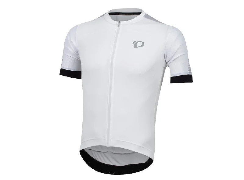 Bicycle headlight mount-Pearl Izumi Elite Pursuit Speed Short Sleeve Road Jersey - White Diffuse