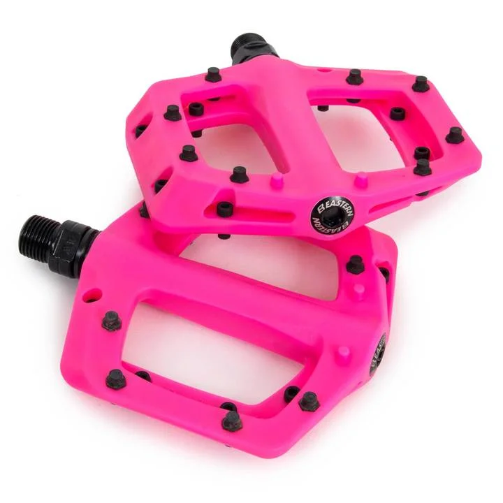 Cycling toe warmers-Eastern Linx MTB Flat Pedals - Pink