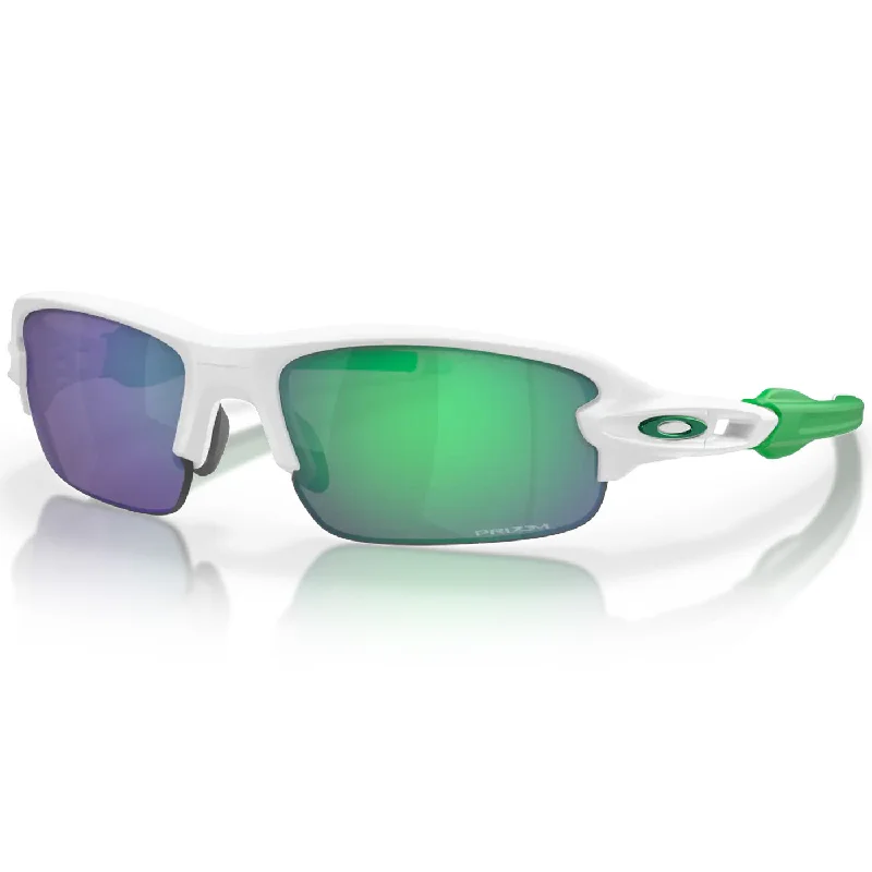 Cycling hydration bottle-Occhiali bambino Oakley Flak XXS - Matte White Prizm Jade