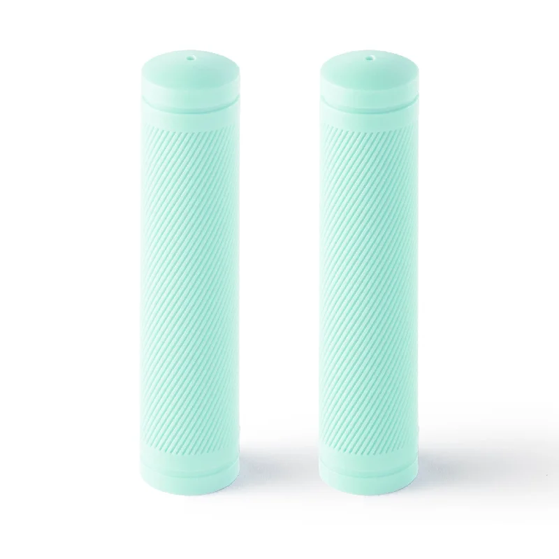 Cycling raincoat lightweight-Youth Bicycle Grips - Seafoam