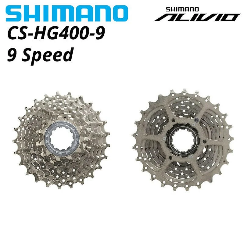 Bike seat clamp-Shimano Alivio M4000 HG400-9 9 Speed Bike Cassette MTB Mountain Bicycle Freewheel HG400 9S 11-28T 11-32T 11-34T 28T 32t 34t 36t