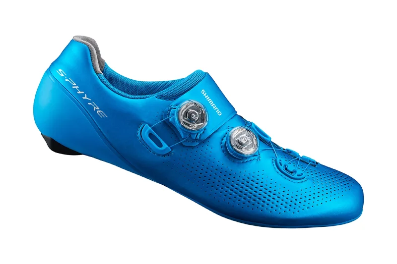 Cycling phone mount-Shimano SH-RC901 S-Phyre Shoe Blu 46 (WIDE)