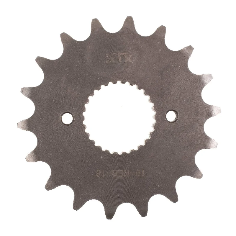 Road bike wheels-MTX Royal Enfield Steel Front Sprocket #530 (18T) (10-REB-18)