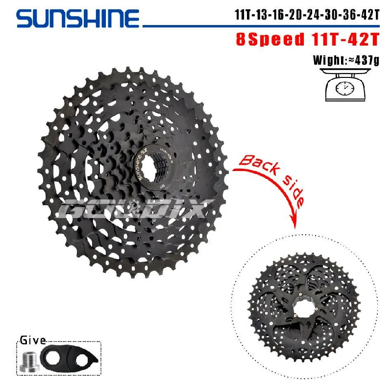 8Speed 11-42T Black