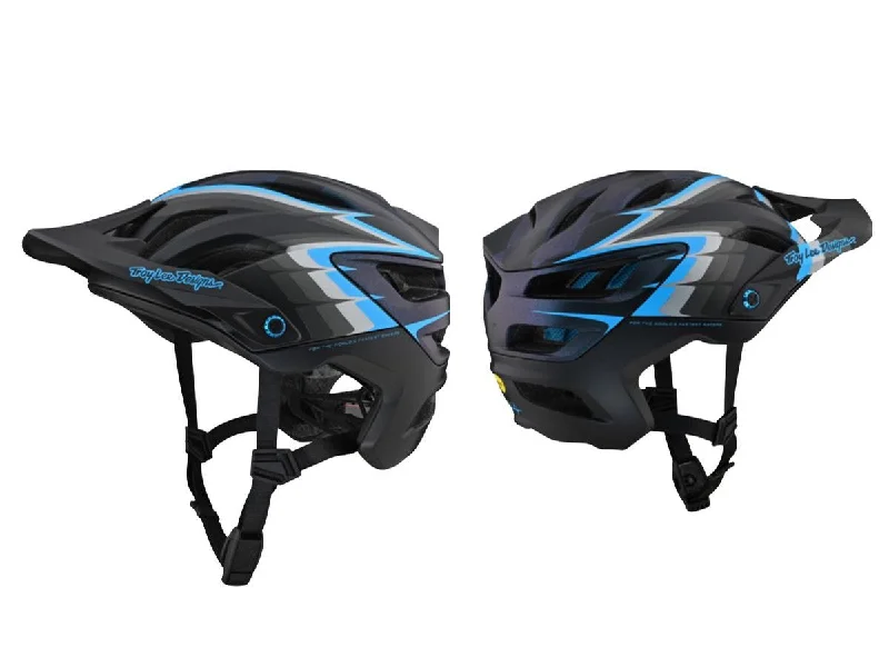 Cycling reflective bands-Troy Lee Designs A3 MTB Helmet - Ltd Edition - Sideway Black - 2021