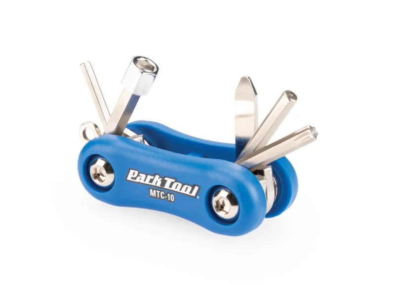 Mountain bike wheels-Park Tool MTC-10 Composite Multi-Function Tool - Blue