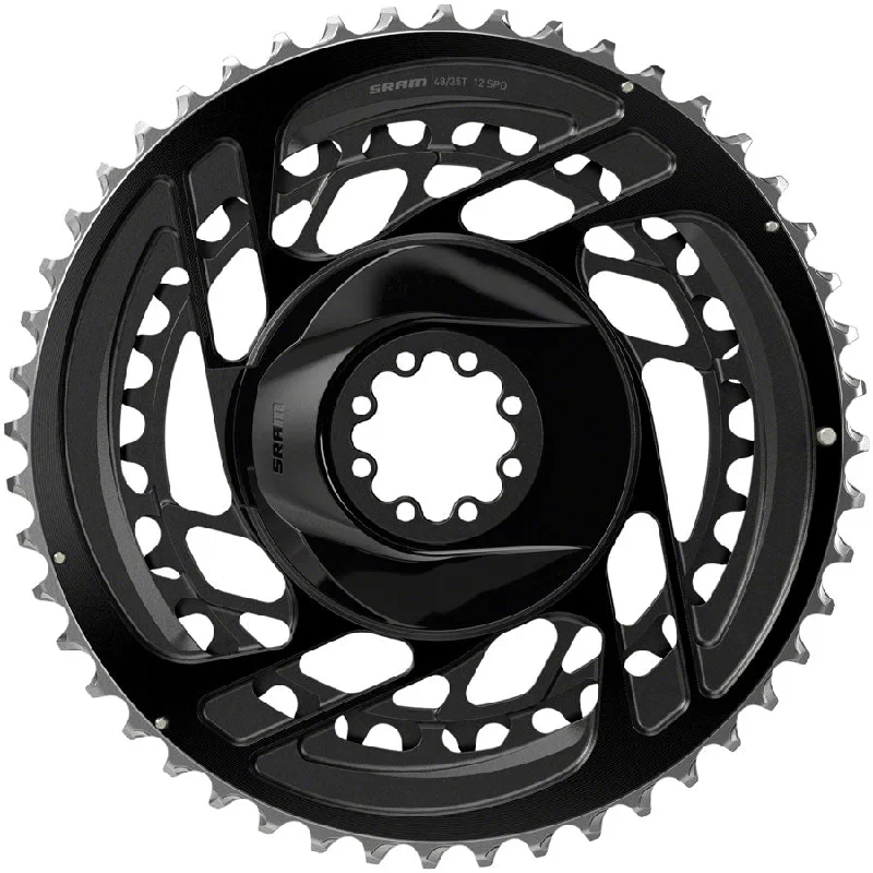 Cycling ankle bands-SRAM Force 2x Chainring Kit - 48/35t 2x12-Speed 8-Bolt Direct Mount Black D2