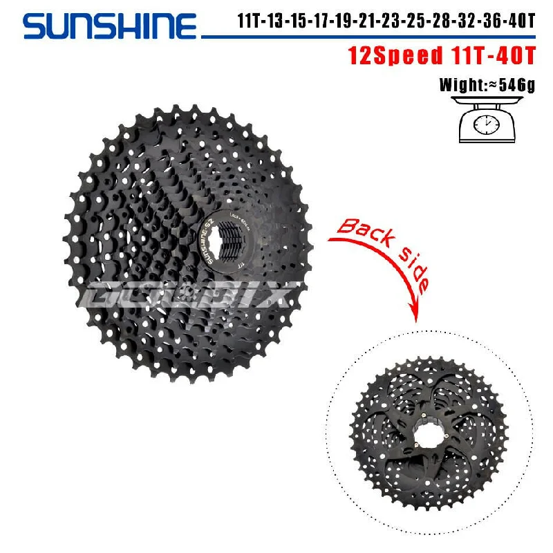 12Speed 11-40T Black