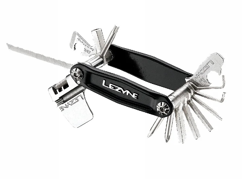 Bike wheel hub-Lezyne CRV-20 Multi-Tool - Black-Silver