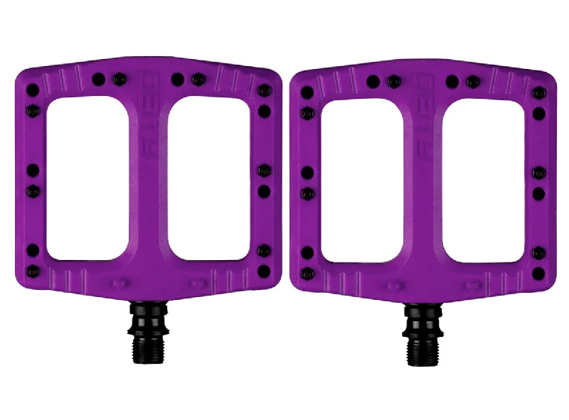 Bike seat cover-Deity Components Deftrap Platform Pedals - Purple