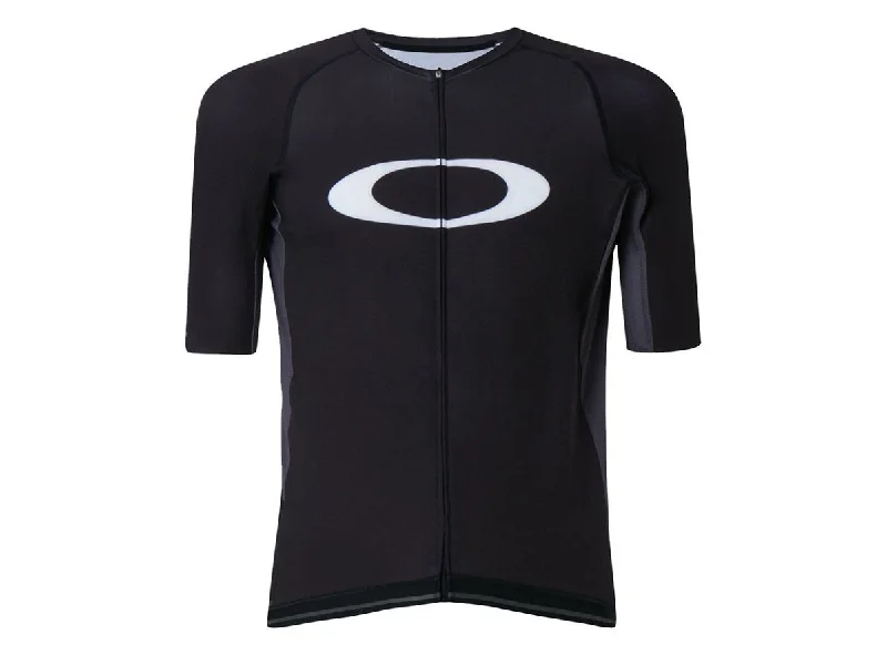 Cycling finger gloves-Oakley Icon 2.0 Short Sleeve Road Jersey - Blackout