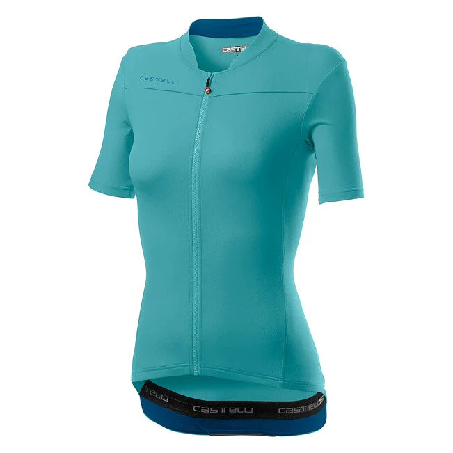 Cycling rain pants-Castelli Anima 3 Jersey Women's - CELESTE