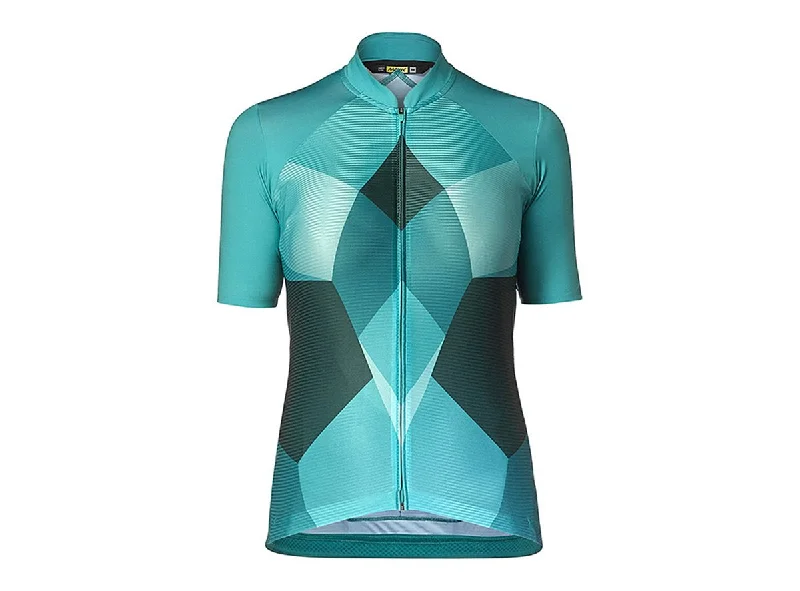 Road bike tires-Mavic Sequence Pro Short Sleeve Road Jersey - Womens - Troop Green