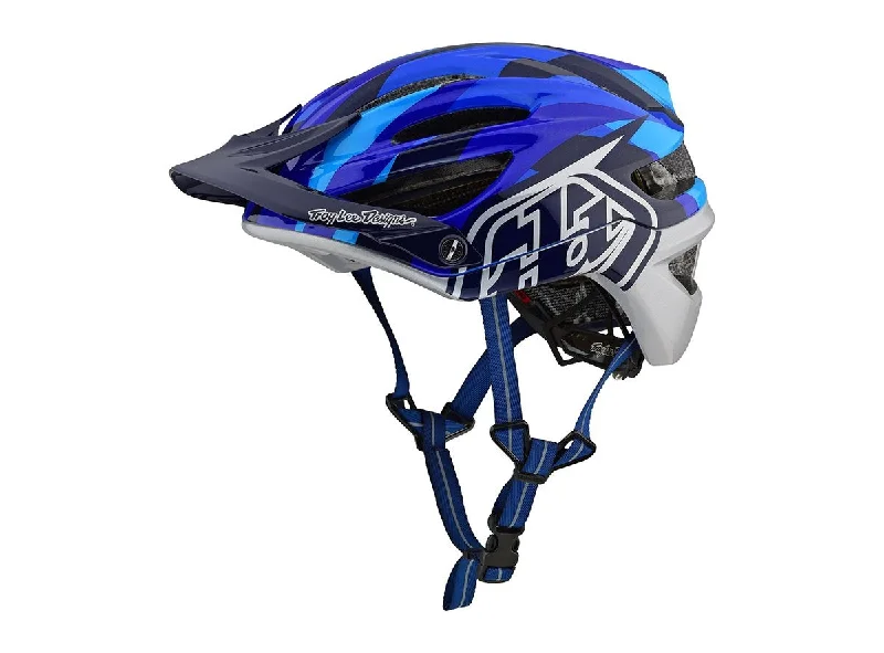 Bicycle chain breaker-Troy Lee Designs A2 MIPS MTB Helmet - Jet - Blue - 2019