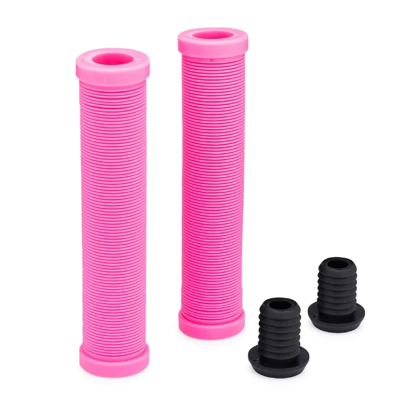 Cycling headlight LED-Flangeless BMX Grip - Bright Pink