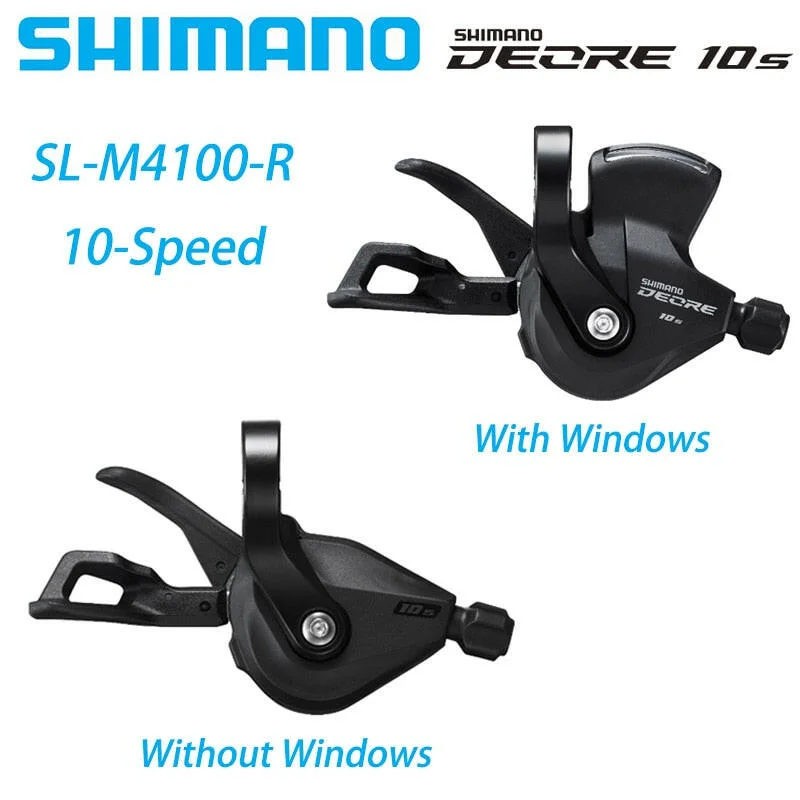 Cycling reflective bands-Shimano Deore M4100 1x10S RAPIDFIRE PLUS Shifting Lever Clamp Band 10 Speed SL-M4100 Shifter Lever Bicycle Switch 10V 10S