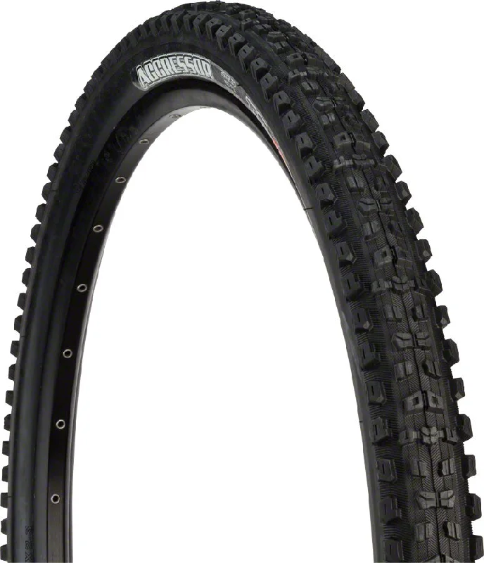 Bike wheel cleaner-Maxxis Aggressor Tire - 29 x 2.5 Tubeless Folding Black Dual EXO Wide Trail