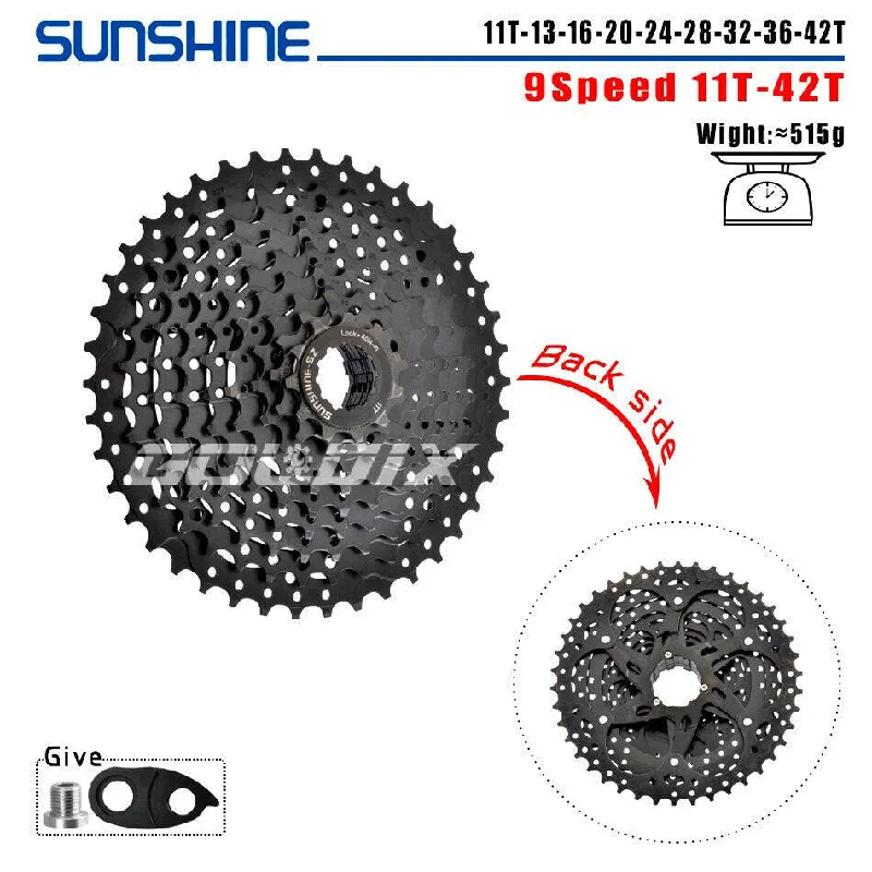 9Speed 11-42T Black