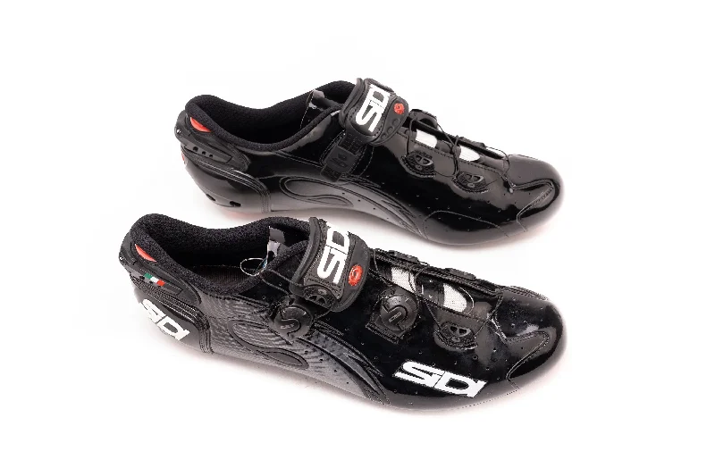 Bicycle rearview mirror-Sidi Wire Carbon Shoe Blk 47