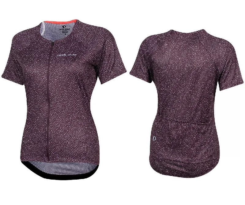 Cycling face mask-Pearl Izumi Canyon Graphic Short Sleeve MTB Jersey - Womens - Plum Perfect Kimono