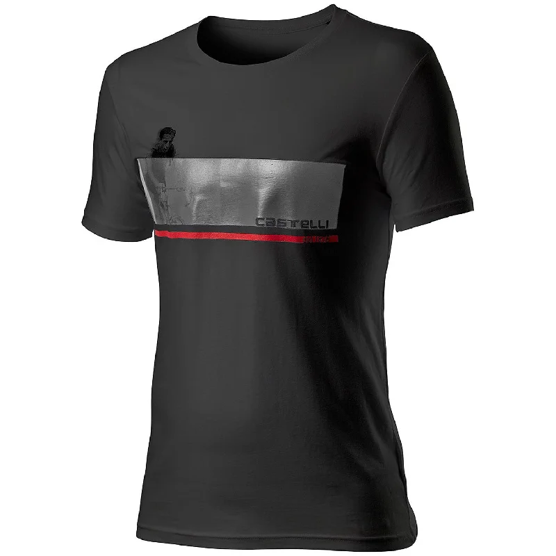 Bicycle mudguards set-T-Shirt Castelli Fenomeno - Nero