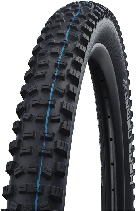 Bicycle LED lights-Schwalbe Hans Dampf Tire - 29 x 2.35" Tubeless Folding BLK Evolution Line Addix Soft Super Trail