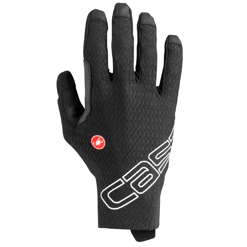 Cycling fingerless gloves-Guanti Castelli Unlimited LF - Nero