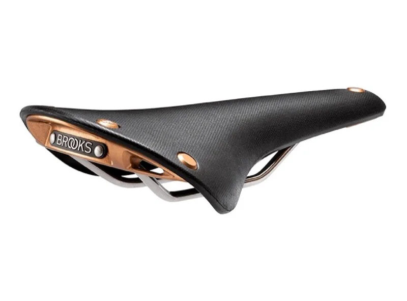 Cycling rain cover-Brooks Cambium Saddle C17 - Special Black - Copper Rivets