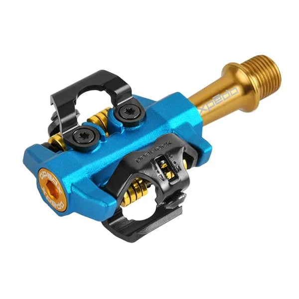 Bike wheel bearings-Xpedo CXR Pro Pedals - Blue