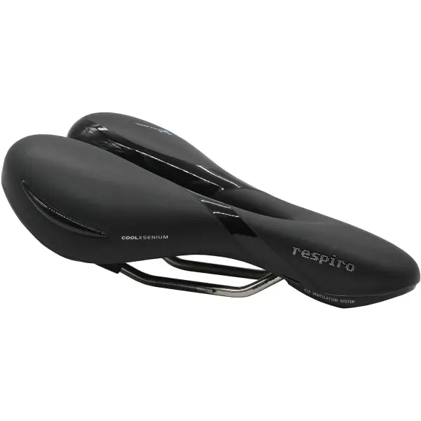 Road bike frame-Selle Royal Respiro Moderate Comfort Saddle - Black