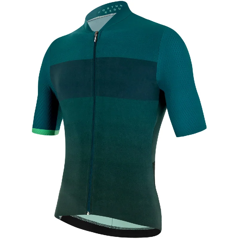 Cycling padded shorts-Maglia Santini Redux Fortuna - Verde