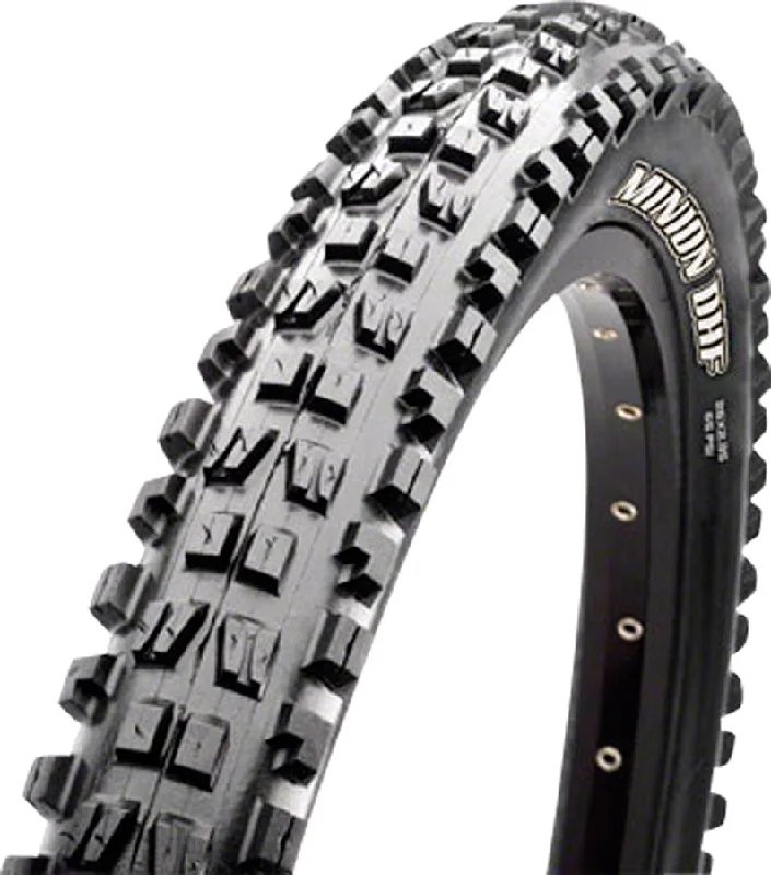 Bike tire patch-Maxxis Minion DHF Tire - 27.5 x 2.3 Tubeless Folding Black 3C Maxx Terra EXO