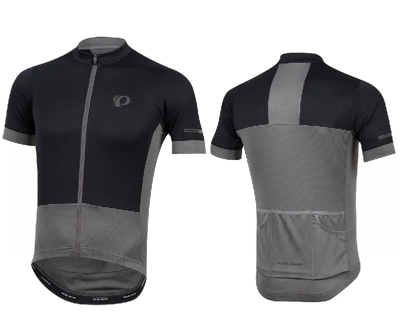 Cycling UV glasses-Pearl Izumi Elite Escape Short Sleeve Road Jersey - Black-Smoked Pearl