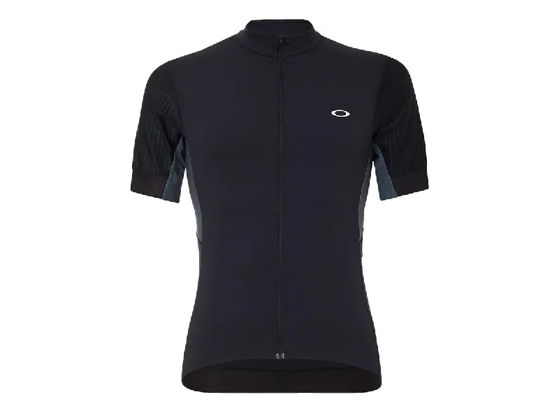 Bike saddle clamp-Oakley Apex Pro Short Sleeve Road Jersey - Blackout - 2021