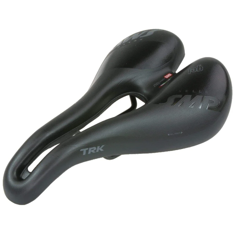 Road bike frame-Selle SMP TRK Mens Touring Gel Saddle - 160mm