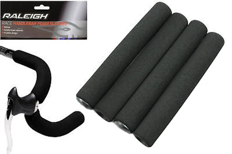 Bicycle brake lever-RALEIGH DROP HANDLEBAR FOAM SLEEVES GRIPS 50% OFF RRP