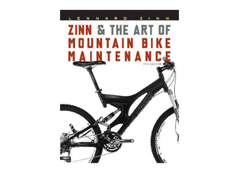 Cycling elbow pads-CBO Zinn & The Art of Mountain Bike Maintenance - 4th Ed - White