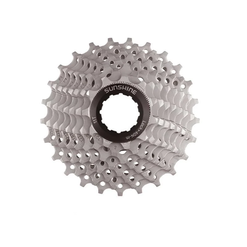 Bike saddle clamp-New SUNSHINE 8/9/10/11/12 Speed Road Bike Cassette Sprocket Bicycle Chainwheel Compatible with SHIMANO/SRAM Bike Parts