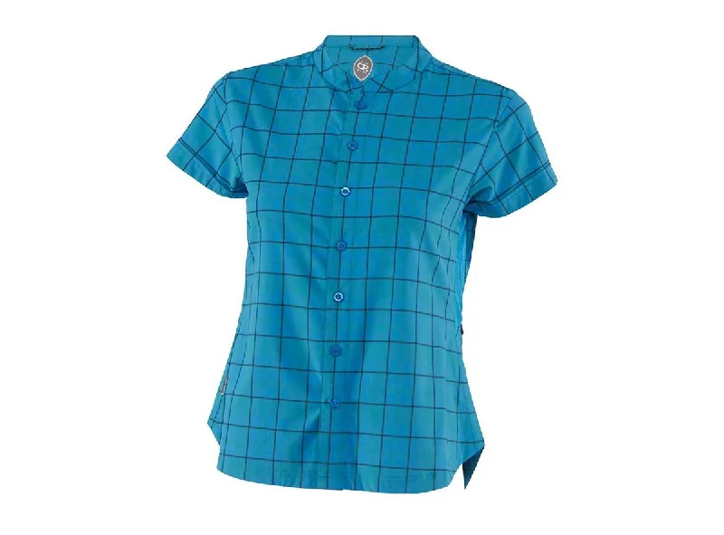 Bike wheel balancer-Club Ride Bella Vista Short Sleeve Cycling Top - Womens - Caribbean Blue