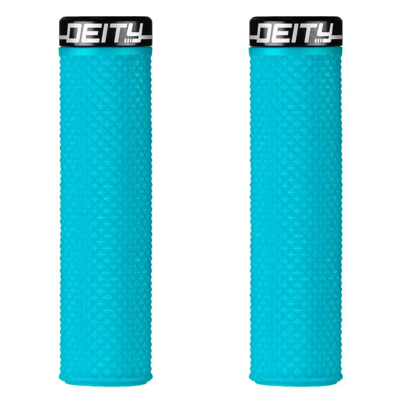 Bicycle tire levers-Deity Components Supracush Grips - Turquoise