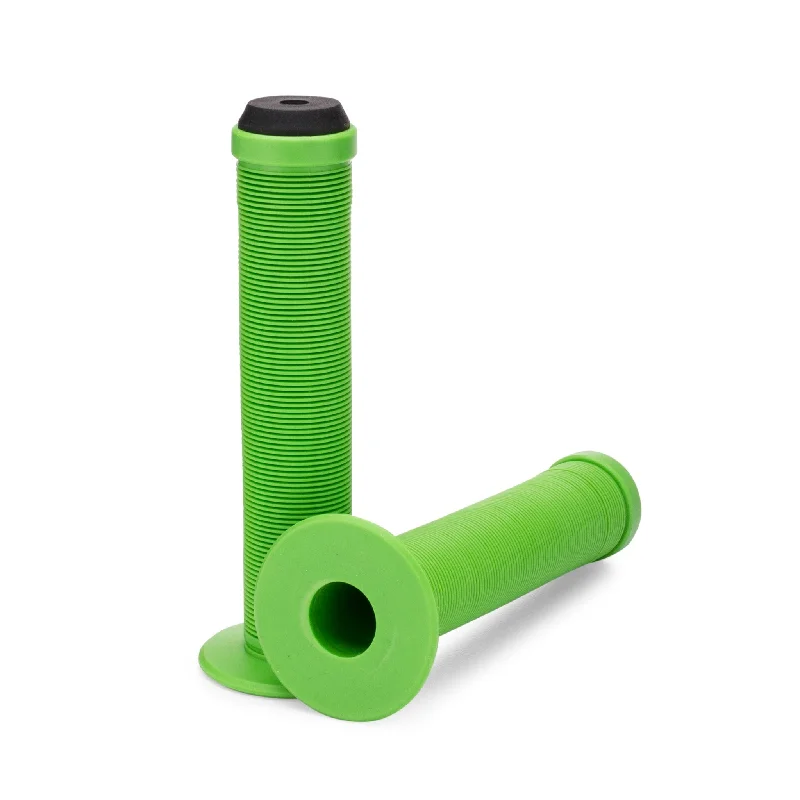 Bicycle handlebar tape-Flanged BMX Grip - Green