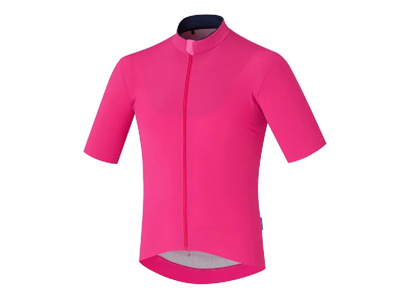 Cycling hydration bottle-Shimano Evolve Short Sleeve Road Jersey - Pink