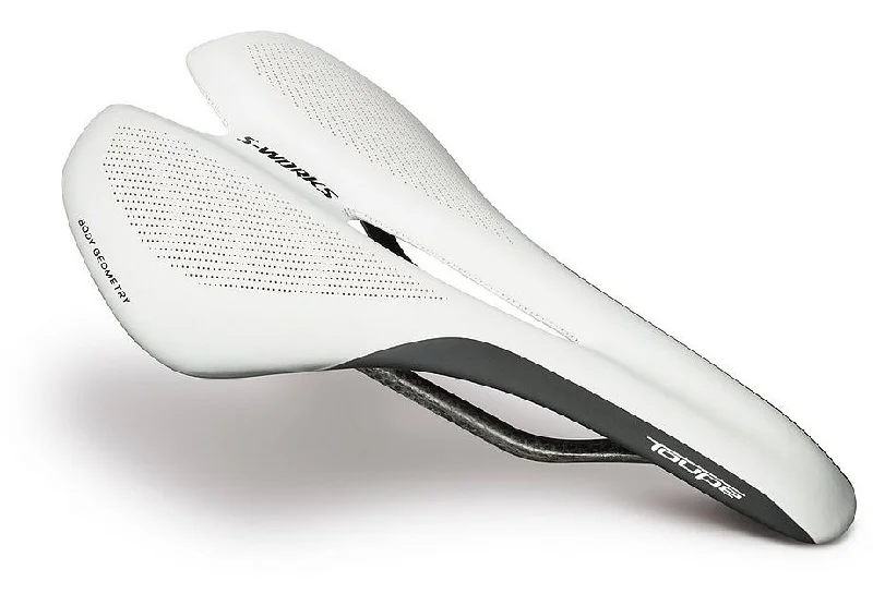 Bike tire repair-Specialized S-Works Toupe Carbon Saddle Wht 143mm