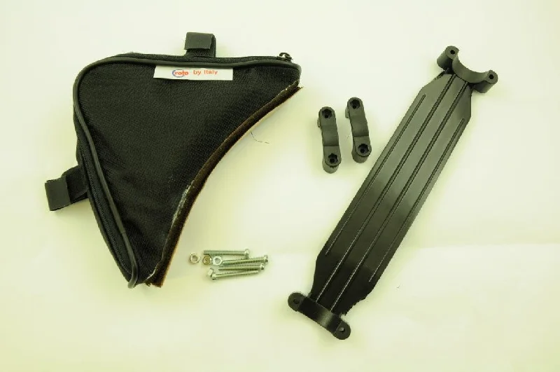 Bicycle multi-tool-TRIANGLE TOOL BIKE FRAME BAG POUCH + SHOULDER STRAP CARRY YOUR BIKE BLACK