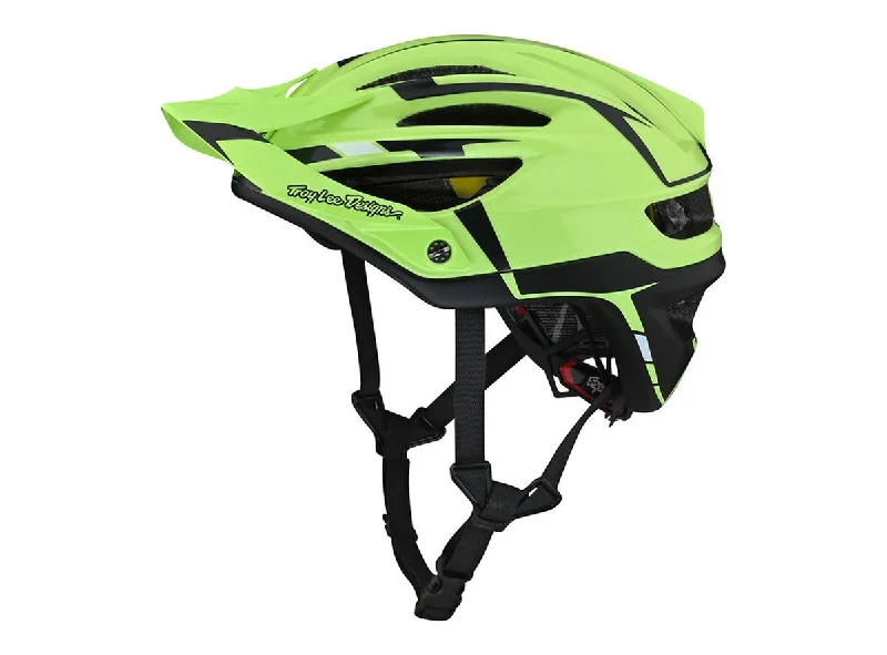 Cycling sun visor-Troy Lee Designs A2 MIPS MTB Helmet - Sliver - Green-Gray