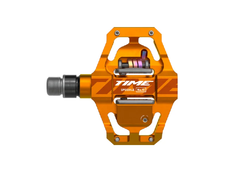 Bicycle front pannier-Time Speciale 10 Clipless Pedals - Small - Tangerine