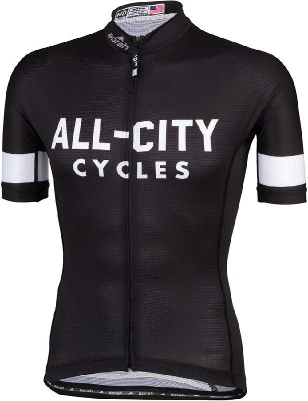 Bike repair toolkit-All-City Classic 4.0 Mens Jersey - Black White Small