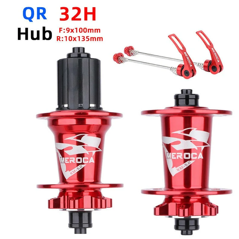 Red QR Hub 1 Pair