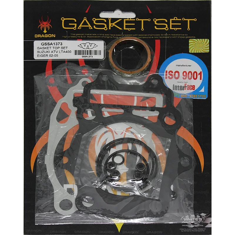 Bicycle gear cable-Whites Gasket Set - Top Suzuki LT-A400 Eiger / 4WD \'02-\'07